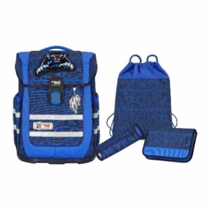 McNeill Schulrucksack Ergo Complete Set 4tlg. Wild Blau