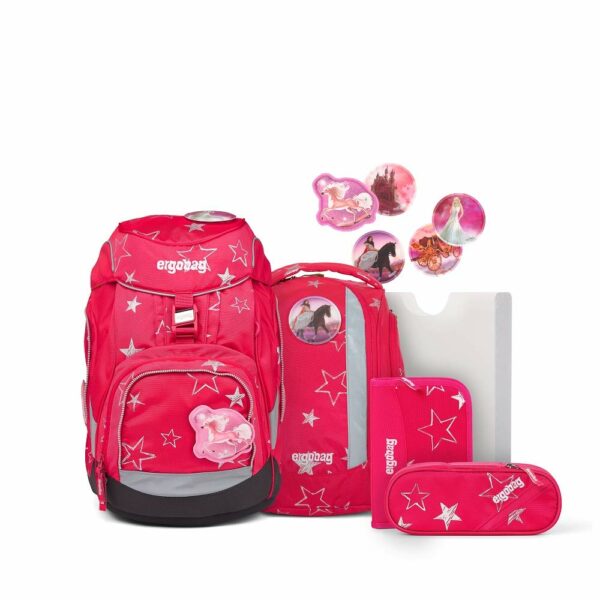 Ergobag Schulrucksack Pack Set 6tlg. CinBärella Pink