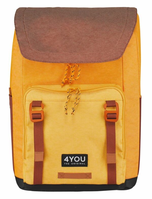 4YOU Schulrucksack Streets Gelb