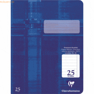 25 x Clairefontaine Schulheft A4 Lineatur 25 16 Blatt