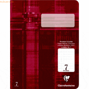 25 x Clairefontaine Schulheft A4 Lineatur 7 16 Blatt