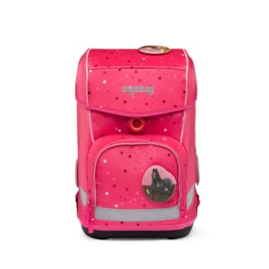 Ergobag Schulrucksack Cubo Light Set 6tlg. Urlaub auf dem ReitBärhof Pink