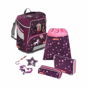 Step by Step Schulrucksack Space Set 5tlg. Unicorn Nuala Rosa