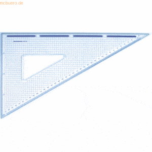 Rumold Zeichendreieck 60 Grad 36cm transparent