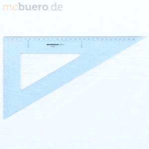 Rumold Zeichendreieck 60 Grad 32 cm Kunststoff transparent/getönt