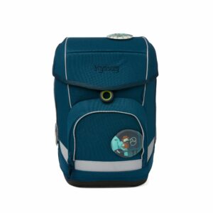 Ergobag Schulrucksack Cubo Set 5tlg. Eco Hero Edition RobotBär Blau