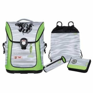 McNeill Schulrucksack Ergo Pure Flex Set 4tlg. Tiger Grau