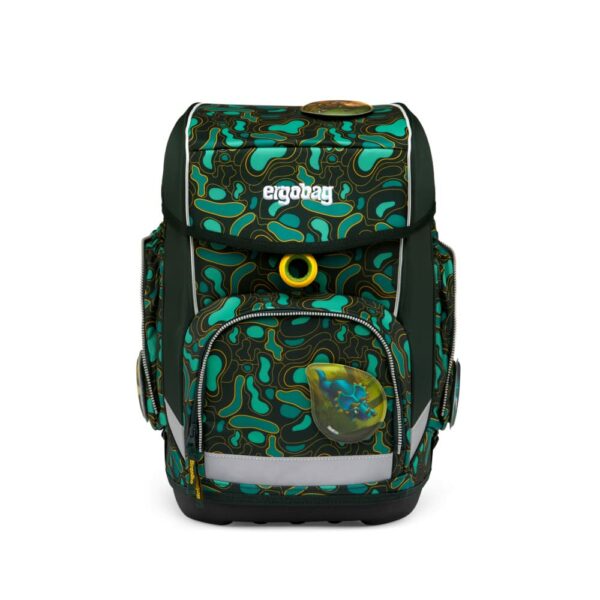 Ergobag Schulrucksack Cubo Set 5tlg. TriBäratops Grün