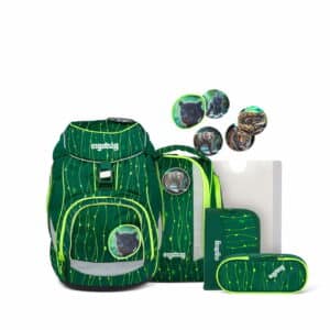 Ergobag Schulrucksack Pack Set 6tlg. Rambazabär Grün