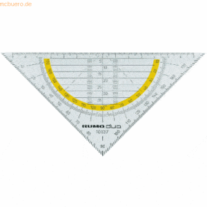 Rumold Geo-Dreieck 16cm rauchgrau