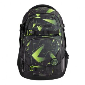 Coocazoo Schulrucksack Porter Lime Lash Schwarz