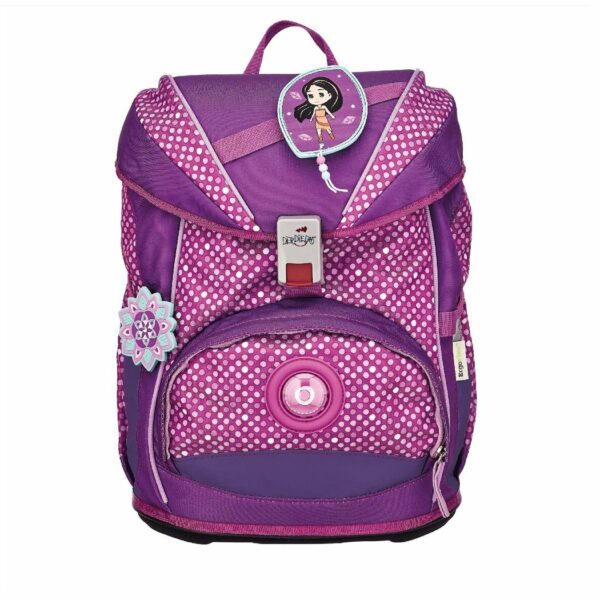 DerDieDas Schulrucksack ErgoFlex Easy Set 5tlg. Purple Lila