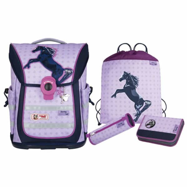 McNeill Schulrucksack Ergo Pure Flex Set 4tlg. Stormy Purple Lila