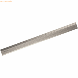 Aristo Aluminium-Lineal mm-Teilung 50cm Gummiauflage