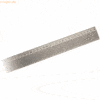 Aristo Aluminium-Lineal mm-Teilung 100cm Gummiauflage