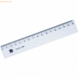 10 x Alco Lineal flexibel 16cm transparent