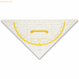 Aristo Dreieck für Wandtafel Kunststoff 80cm transparent