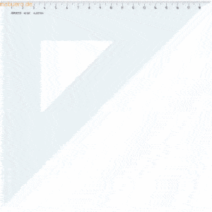 Aristo Dreieck 45 Grad mit Facette Acryl 269mm transparent