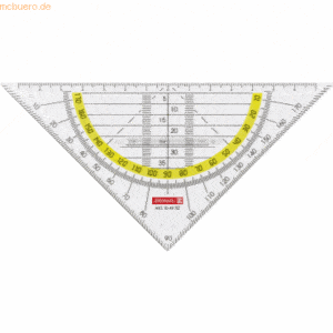 10 x Brunnen Geometrie-Dreieck 16cm mit Griff klar