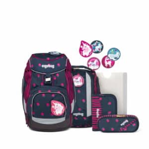 Ergobag Schulrucksack Pack Set 6tlg. Schubi DuBär Dunkelblau