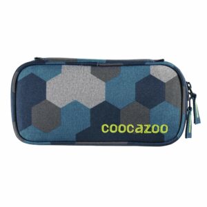 Coocazoo Schlampermäppchen Blue Geometric Melange Blau