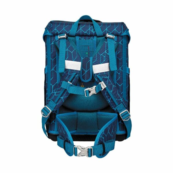 DerDieDas Schulrucksack ErgoFlex Easy Set 5tlg. Blue Speed Blau