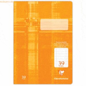 25 x Clairefontaine Schulheft A4 16 Blatt Lineatur 39 rautiert perfori