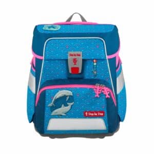 Step by Step Schulrucksack Space Set 5tlg. Dolphin Pippa Blau