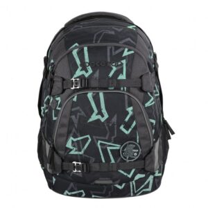 Coocazoo Schulrucksack Mate Reflective Graffiti Schwarz