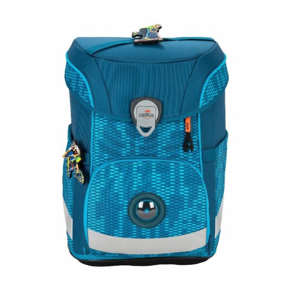 DerDieDas Schulrucksack ErgoFlex Easy Set 5tlg. Trendsport Blau