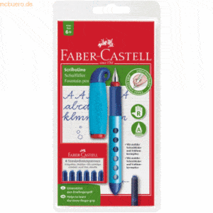 Faber Castell Schreiblernfüller für Rechtshänder Feder A inkl. Patrone