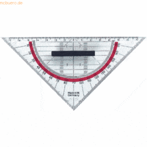 Herlitz Geodreieck 16cm Griffloch