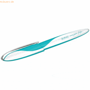 3 x Herlitz Füllhalter my.pen style carribean turquoise LW