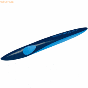 3 x Herlitz Tintenroller my.pen dunkelblau/hellblau