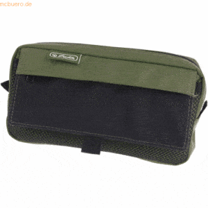 Herlitz Faulenzer mit 2 Außentaschen olive green/black Polyester BxHxT