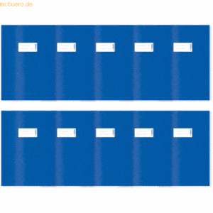 HERMA Heftschoner PP A4 gedeckt dunkelblau VE=10 Stück