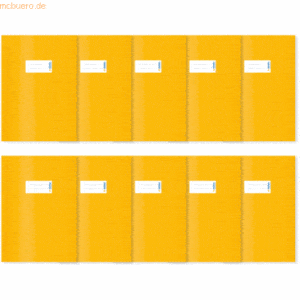 HERMA Heftschoner PP A4 gedeckt gelb VE=10 Stück