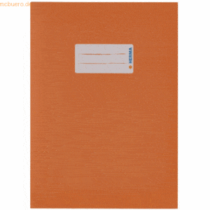 10 x HERMA Heftschoner A5 100% Altpapier orange