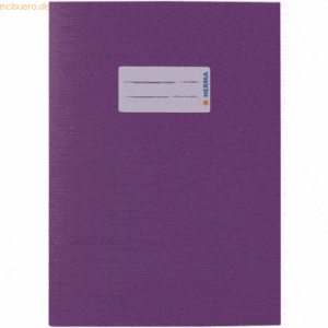 10 x HERMA Heftschoner Papier A5 violett