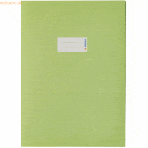 10 x HERMA Heftschoner Papier A4 grasgrün