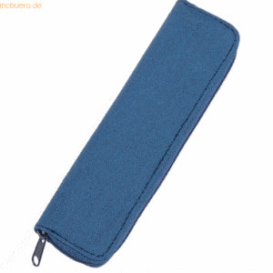 Alassio Schreibgeräteetui 5x17x2cm Polyester/Cotton blau