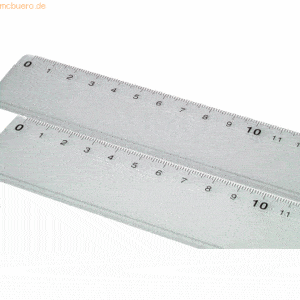 Kum Lineal L3 30cm glasklar