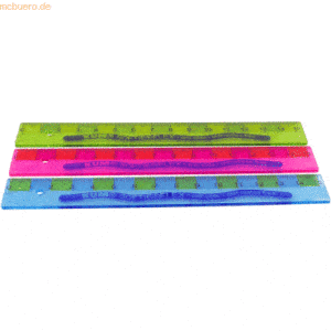 Kum Lineal L1 Softie Flex 15cm farbig sortiert