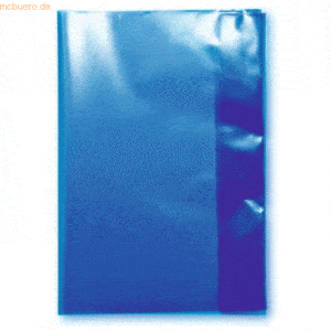 25 x Landre Heftschoner A5 transparent blau