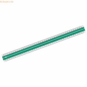 Linex Lineal Super 40 cm mit Anti-Rutsch-Funktion grün