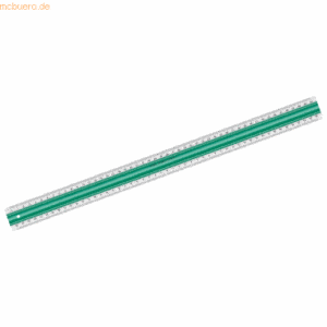 Linex Lineal Super 50 cm mit Anti-Rutsch-Funktion grün