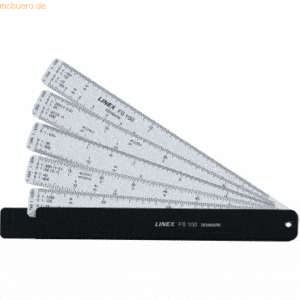Linex Fächerreduktionslineal FS100