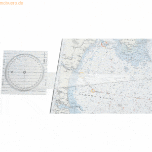 Linex Kurslineal 2810 Nautischer Plotter