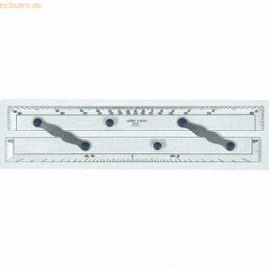 Linex Parallellinial A1612M 30cm transparent