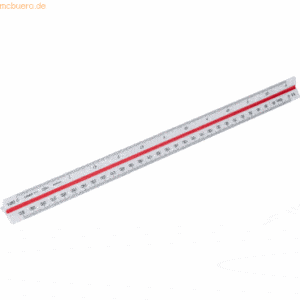 Linex Dreikantmaßstab 311 30cm weiß